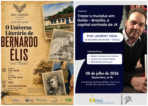 IHGG recebe Laurent Vidal e abre exposição de Wal Curado   