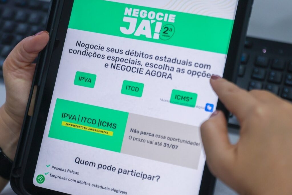 Regularização de débitos estaduais pelo Negocie Já II vai até 31 de julho em Goiás