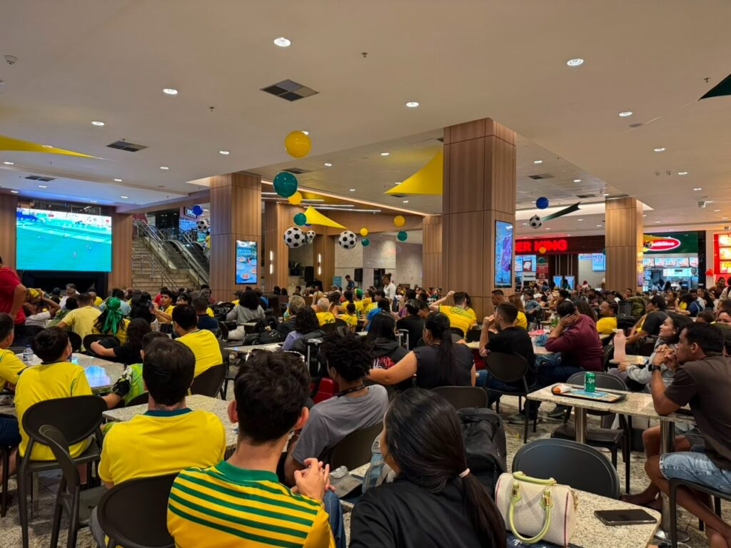 Partida entre Brasil e Noruega altera expediente dos shoppings em Goiânia; veja como fica
