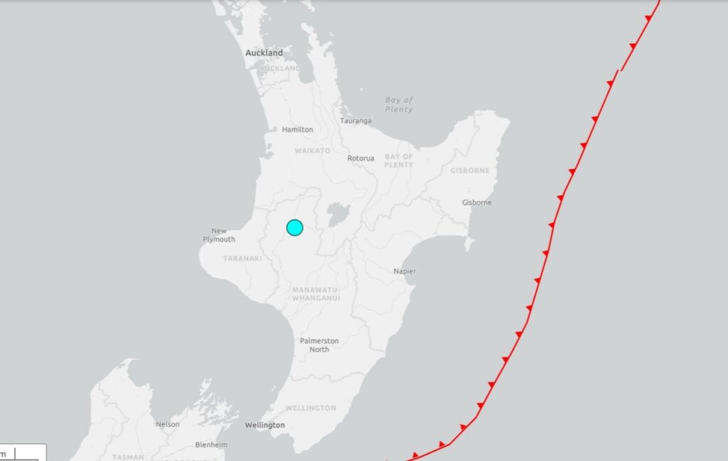 Terremoto de magnitude 5,7 atinge ilha norte da Nova Zelândia