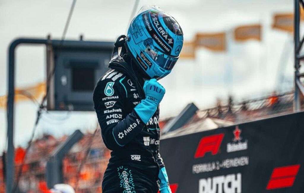 Russell bate Norris e faz a pole da corrida sprint do GP da Holanda