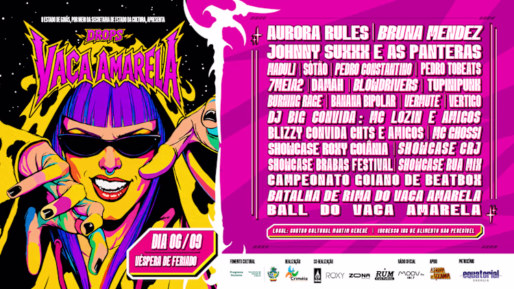 Evento inicia comemoração de 25 anos do Festival Vaca Amarela em Goiânia