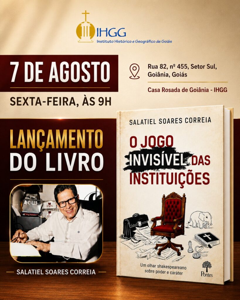 IHGG lança nesta sexta-feira novo livro do escritor Salatiel Correia