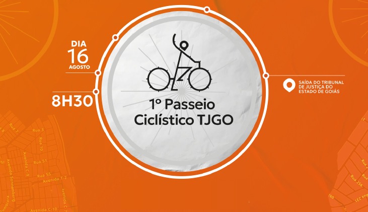 Passeio ciclístico do TJGO está com inscrições abertas