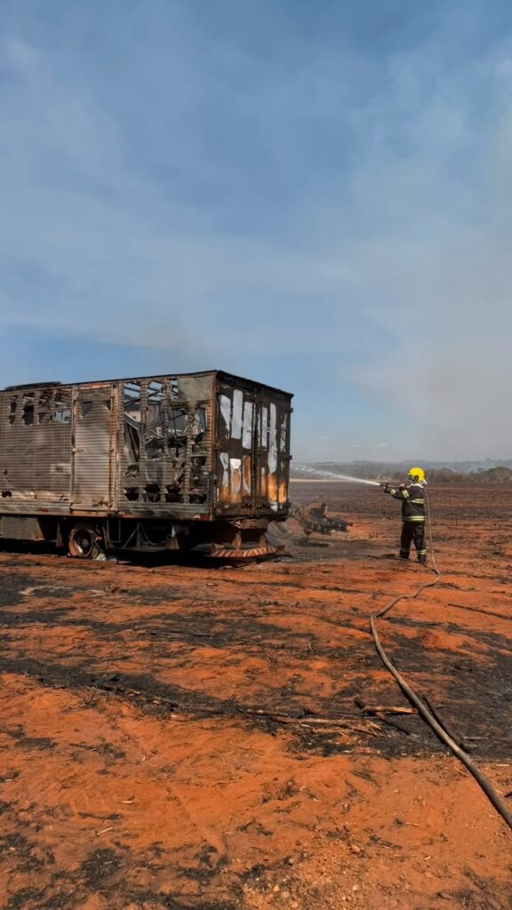 Homem morre durante incêndio na zona rural de São Luiz do Norte