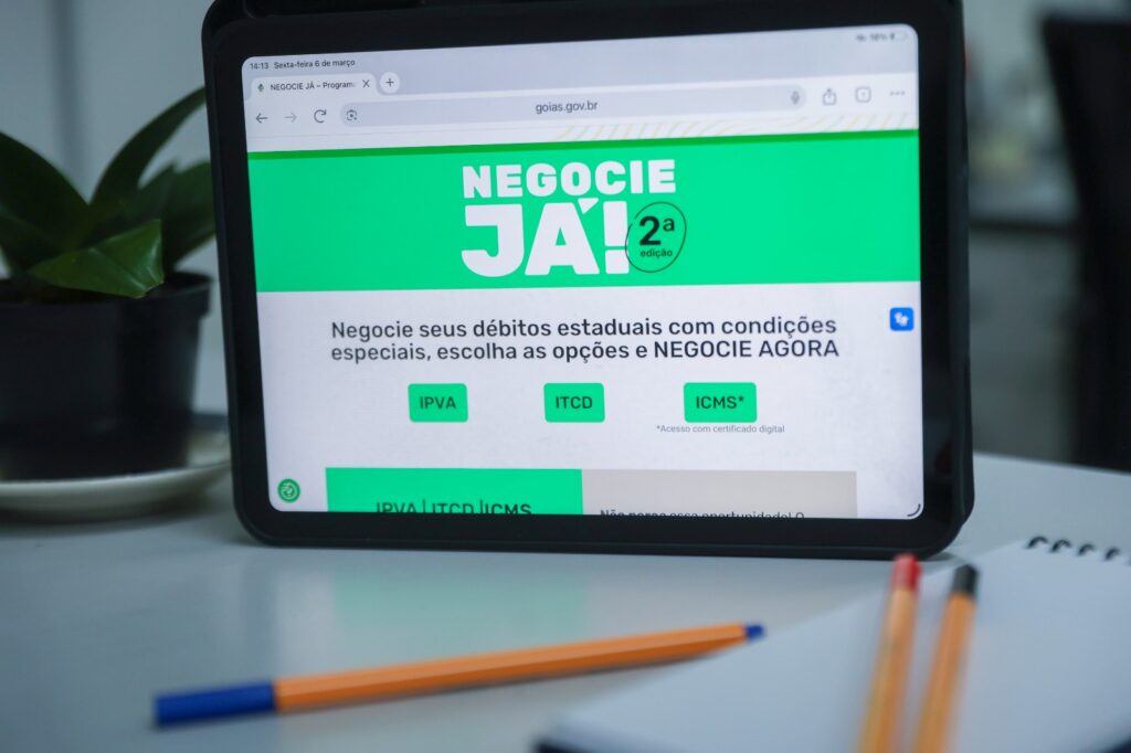 Governo de Goiás prorroga Negocie Já II até 3 de novembro