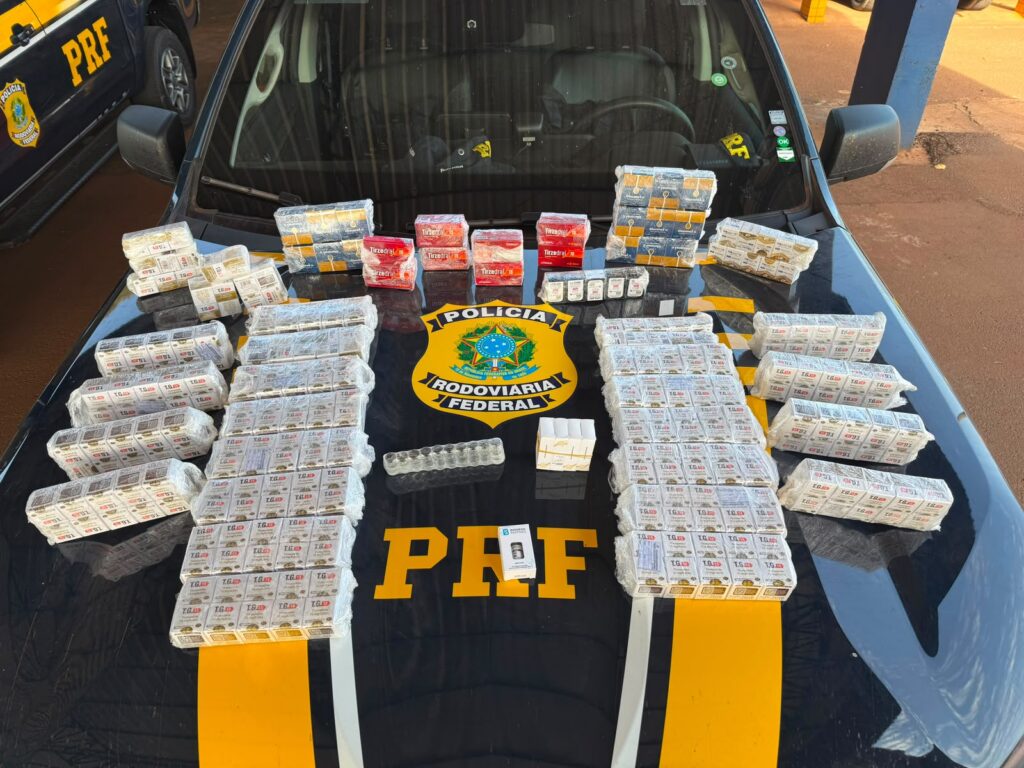 PRF apreende cerca de 1.200 ampolas de medicamentos de emagrecimento em Jataí