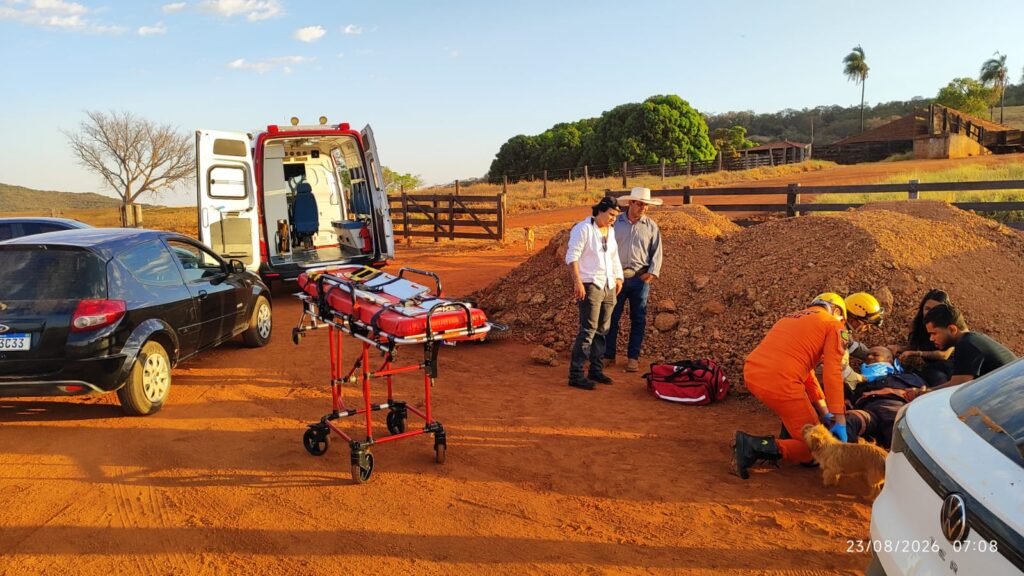 Motociclista fica ferido após acidente na GO-338, em Goianésia