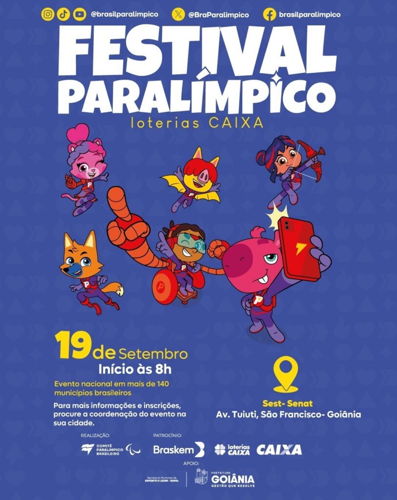 Prefeitura de Goiânia abre inscrições para Festival Paralímpico