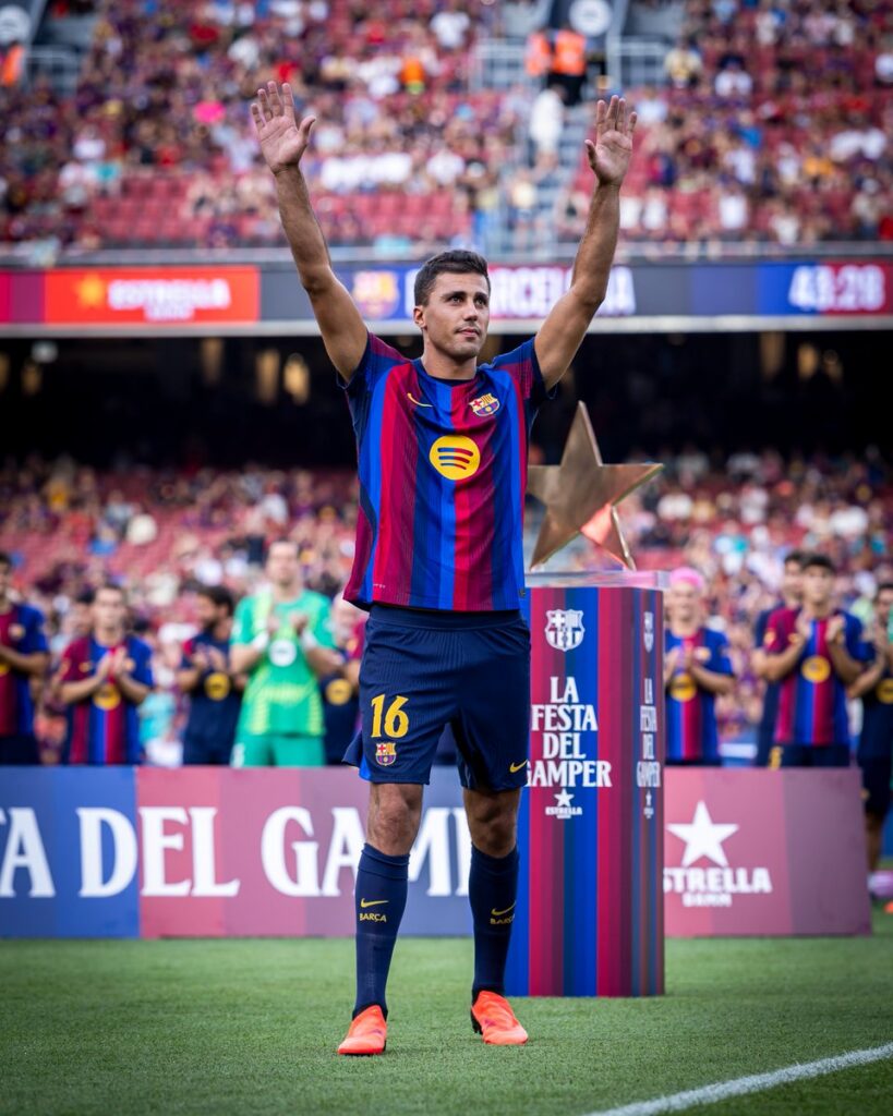 Rodri é anunciado no Barcelona e põe fim à novela sobre sua contratação