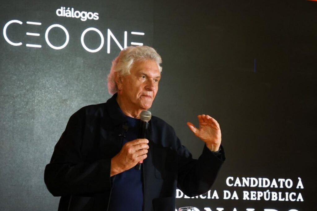 Caiado chama adversários de ‘fujões’ por provável ausência em debate presidencial