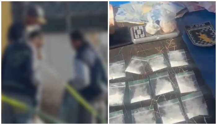 Homem com antecedente por homicídio é preso por vender drogas em plena luz do dia na Feira da Marreta