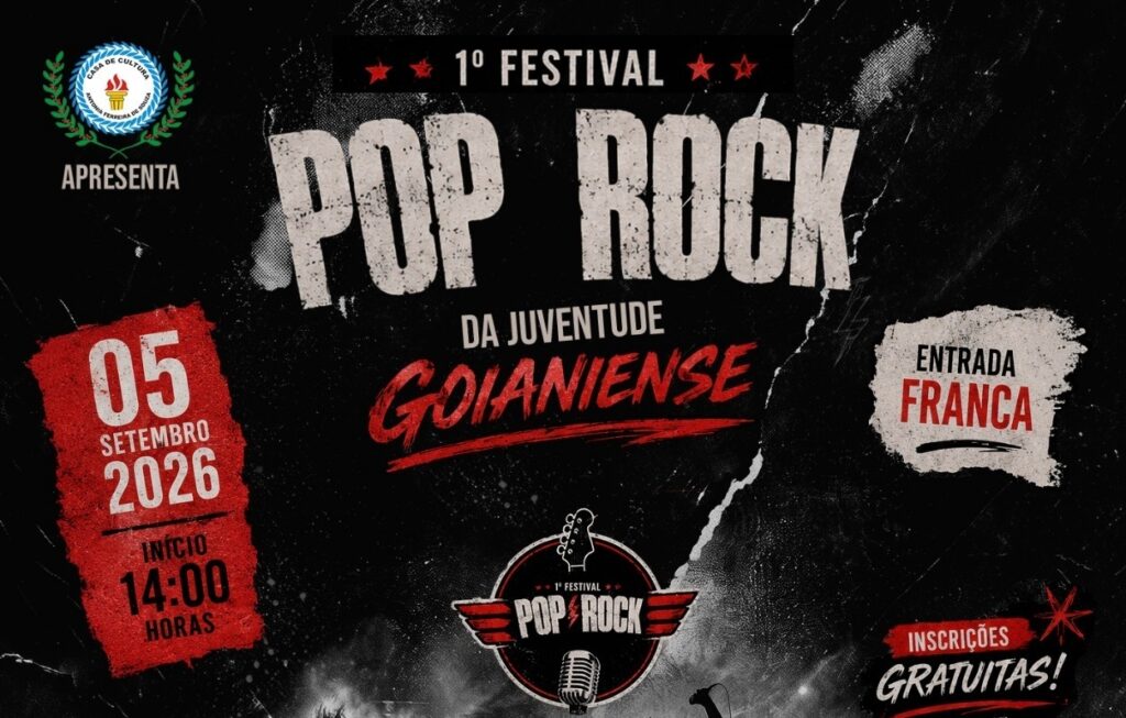 Goiânia recebe o 1º Festival Pop Rock da Juventude Goianiense
