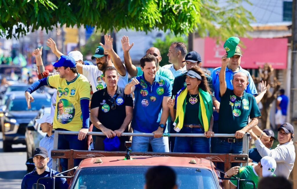 Daniel Vilela dedica manhã de domingo (13) à campanha em Goiânia