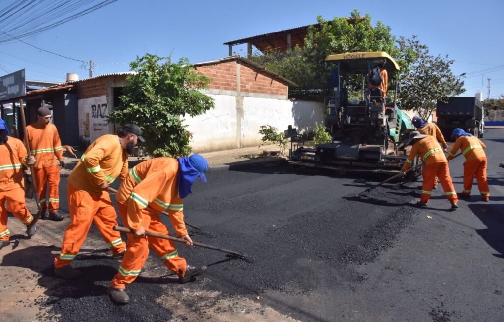 Prefeitura de Aparecida divulga cronograma de recapeamento para a semana de 7 a 13 de setembro