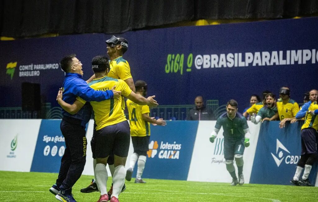 Futebol de cegos: Brasil vai à final da Copa América contra Colômbia