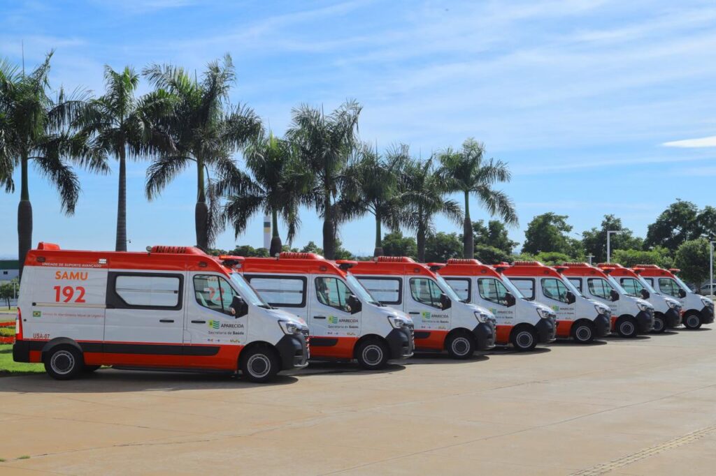 Samu de Aparecida registra mais de 9,2 mil atendimentos em oito meses (foto: Rodrigo Estrela)