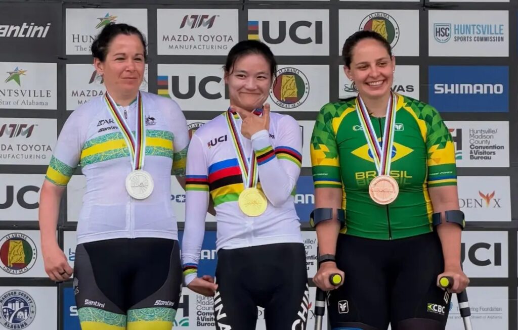 Brasil encerra Mundial de paraciclismo de estrada com cinco medalhas
