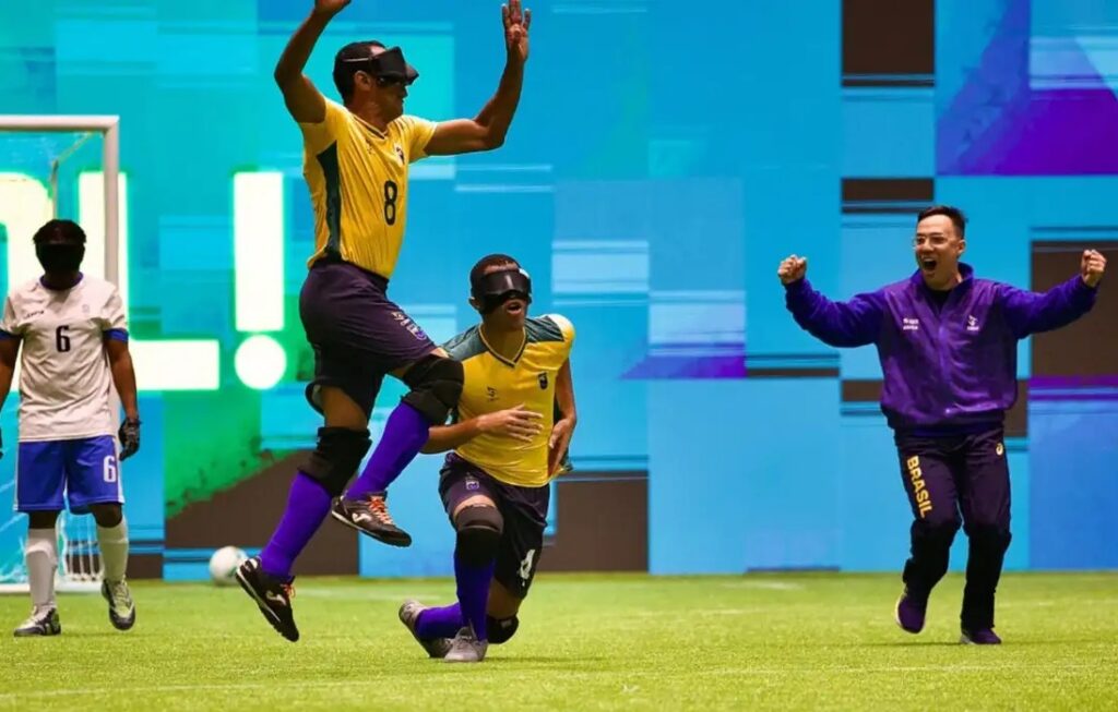 Brasil é hepatcampeão da Copa América de futebol de cegos em SP