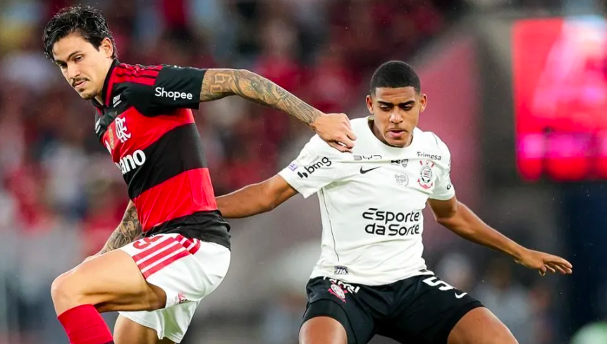 Corinthians reage no 2º tempo, mas Bruno Henrique brilha e dá vitória ao Flamengo no Maracanã