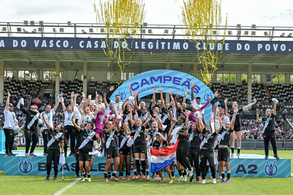 Vasco supera o Itabirito no agregado e é campeão do Brasileirão Feminino A2