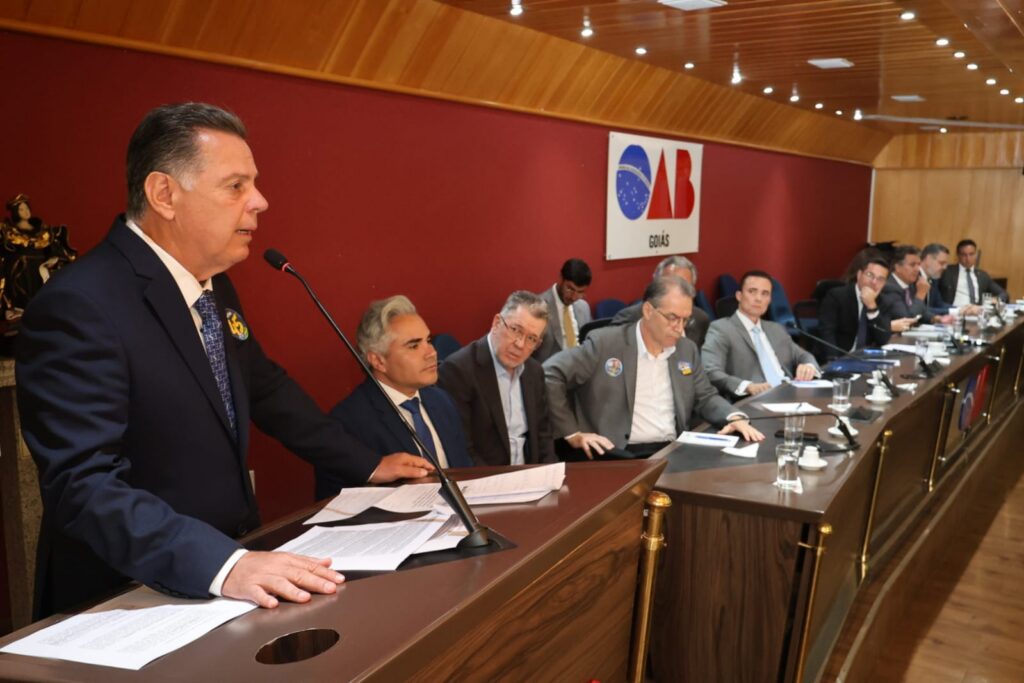 Marconi abre sabatinas da OAB-GO e promete restabelecer teto de 40 salários mínimos para Requisições de Pequeno Valor
