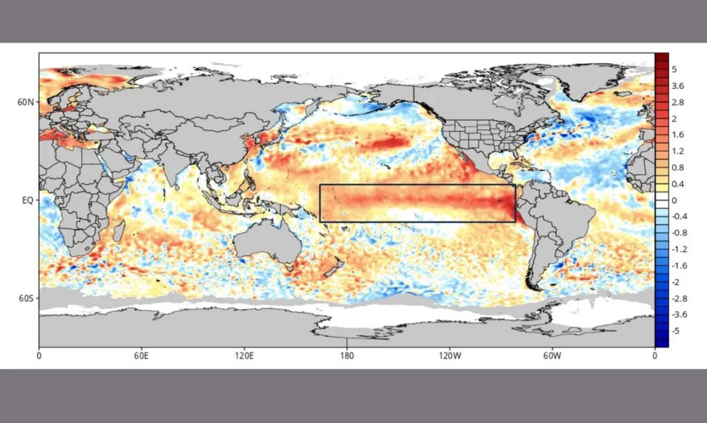 Probabilidade do El Niño ser muito forte passa de 90%