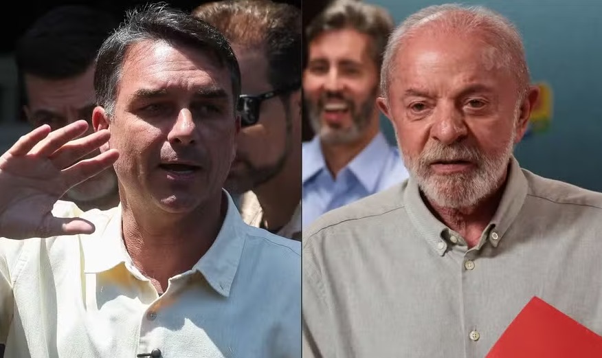Flávio Bolsonaro tem 48% e Lula 45%, aponta pesquisa BTG/Nexus