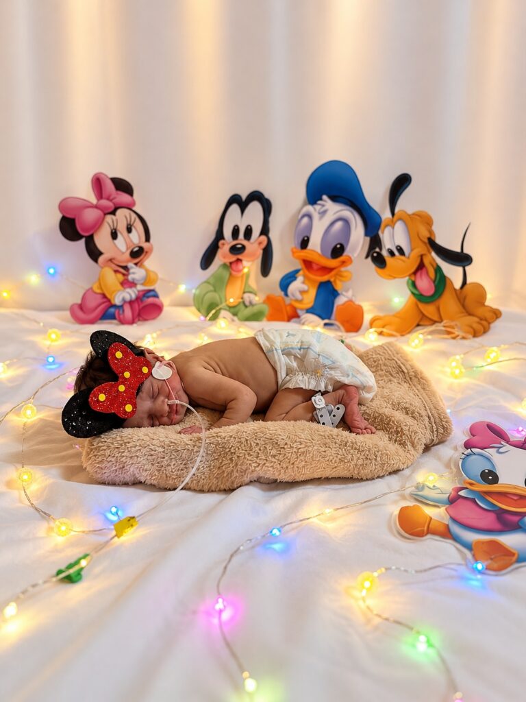 Maternidade Célia Câmara celebra Dia das Crianças com ensaio fotográfico de bebês internados (foto: SMS)
