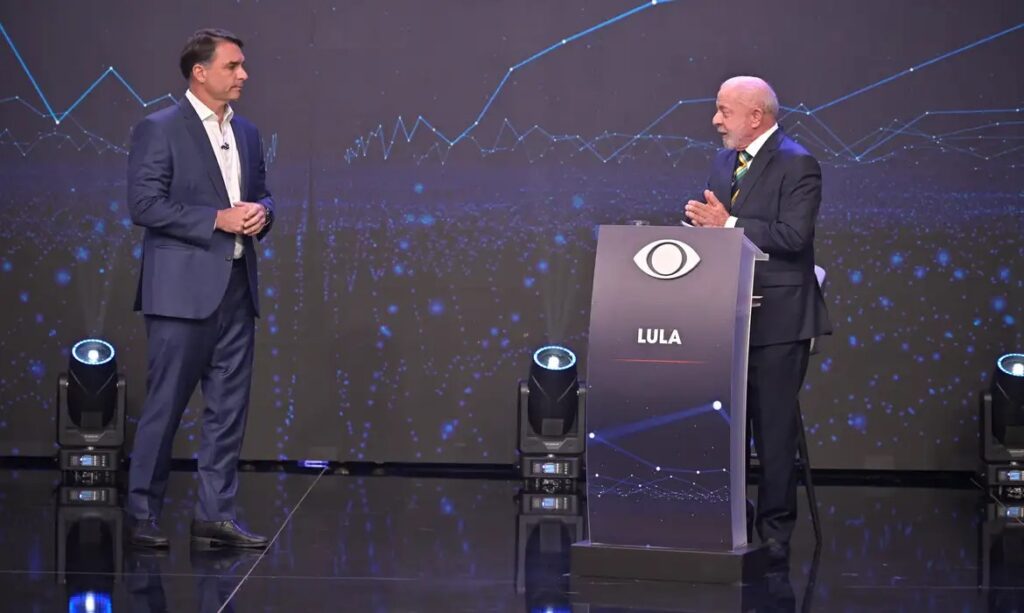 Lula e Flávio no debate