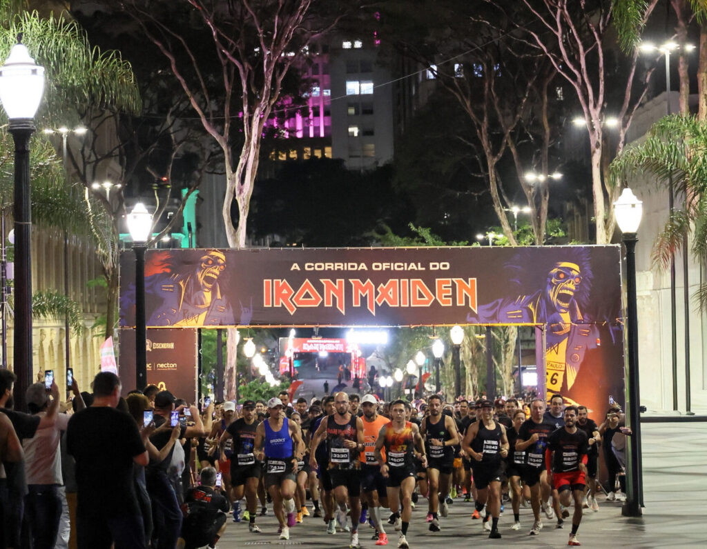Primeira corrida oficial do Iron Maiden no mundo reúne 5 mil pessoas em São Paulo (foto: divulgação)